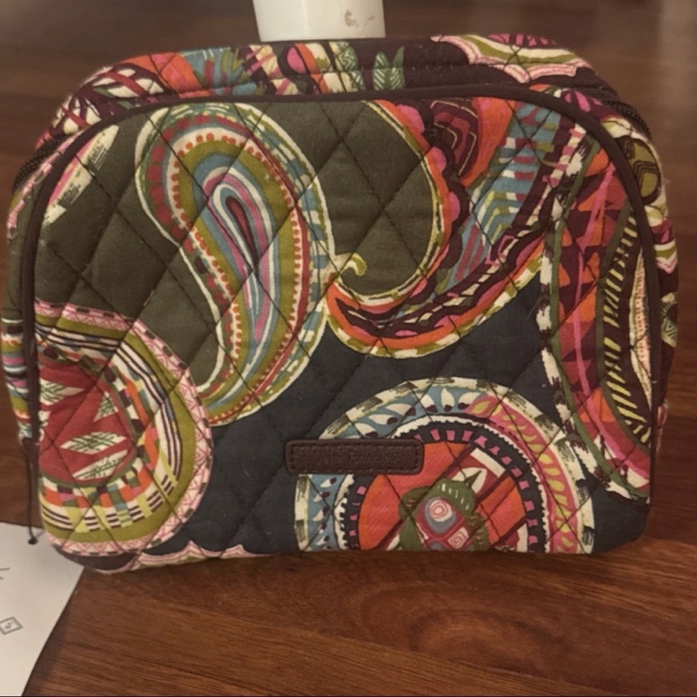 Vera Bradley Paisley Quilted Cosmetic Bag